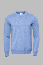 Blue Crew Neck Sweater