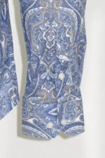 Blue-Damask-Pattern-Slim-Fit-Shirt-Wessi-2
