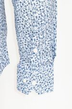 Blue-Floral-Patterned-Slim-Fit-White-Men-Shirt-Wessi-3