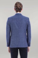 Blue-Linen-Dot-Patterned-Jacket-Wessi-2