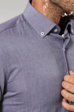 Blue-Plain-Linen-Mens-Shirt-Wessi-1