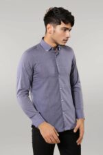 Blue-Plain-Linen-Mens-Shirt-Wessi-2