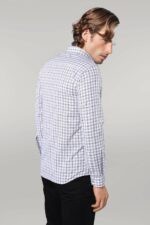 Blue-Slim-Fit-Check-Shirt-Wessi-1