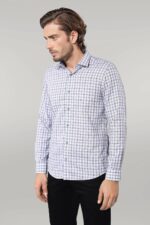Blue-Slim-Fit-Check-Shirt-Wessi-3