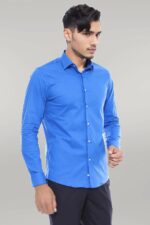 Blue-Slim-Fit-Mens-Shirt-Wessi-1