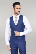 Blue-Vested-Suit-With-Plaid-Blazer-Wessi-5