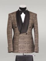 Brocade-Double-Breasted-Satin-Lapel-Gold-and-Black-Mens-Tuxedo-with-Bow-Tie-Wessi-1