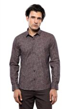 Brown Patterned Shirt