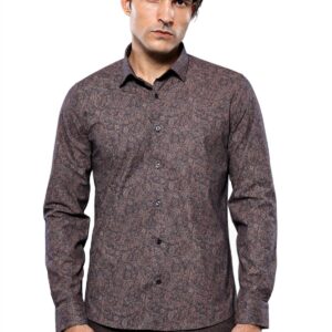 Brown Patterned Shirt | Wessi - Wessi