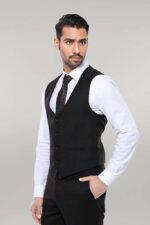 Brown-Plaid-Mens-Winter-3-Piece-Suit-Wessi-5