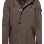 Brown Pocket Hooded Men's Coat - Wessi