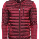 Burgundy Down Men Coat - Wessi