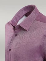 Burgundy-Patterned-Long-Sleeve-Shirt-Wessi-1