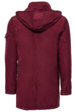 Burgundy-Pocket-Hooded-Mens-Coat-Wessi-1