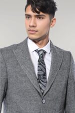 Cachet-Peak-Lapel-Grey-Men-Long-Coat-Wessi-1