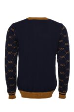 Camel-Crew-Neck-Knitwear-Asymmetric-Patterned-Wessi-1