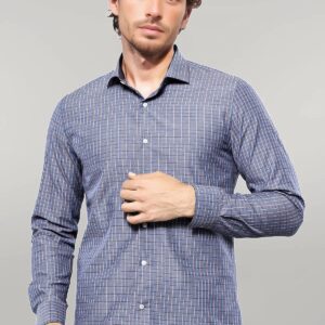Casual Grey Plaid Shirt | Wessi