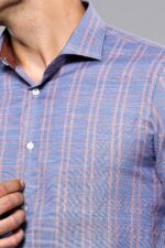 Casual-Plaid-Blue-Shirt-Wessi-1