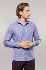 Casual-Plaid-Blue-Shirt-Wessi-2