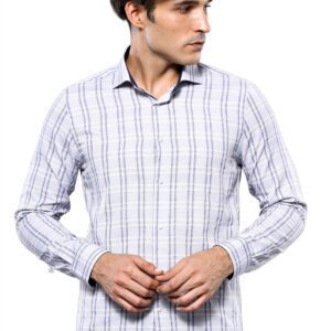 Casual Plaid White Shirt | Wessi - Wessi