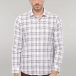 Casual White Plaid Shirt | Wessi