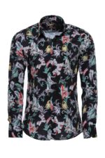 Chain-Zebra-Leaf-Patterned-Slim-Fit-Long-Sleeves-Multicolor-Men-Shirt-Wessi-2