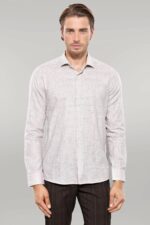Checked Beige Shirt