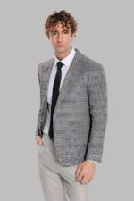 Checked-Black-Men-Blazer-Wessi-4