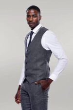 Checked-Grey-Men-3-Piece-Suit-Wessi-8