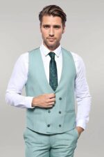 Checked-Light-Green-Vested-Suit-Wessi-3