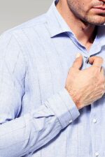 Checked-Long-Sleeve-Blue-Shirt-Wessi-2