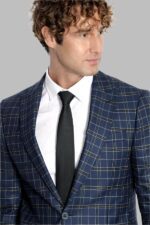 Checked-Navy-Blue-Men-Blazer-Wessi-1