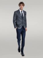 Checked-Navy-Blue-Men-Blazer-Wessi-2