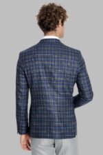 Checked-Navy-Blue-Men-Blazer-Wessi-2