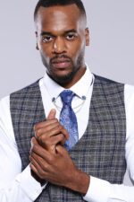 Checked-Navy-Blue-Men-Vest-Wessi-1