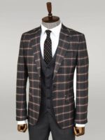 Checked-Patterned-Black-Slim-Fit-Suit-Wessi-2