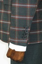 Checked-Patterned-Green-Slim-Fit-Suit-Wessi-2