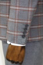 Checked-Patterned-Grey-Slim-Fit-Suit-Wessi-4