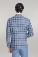 Checked-Patterned-Slim-Fit-Blue-Men-Suit-Wessi-3