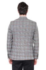 Checked-Single-Button-Slim-Fit-Grey-Men-Blazer-Wessi-3