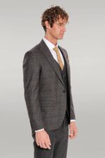 Checked-Slim-Fit-Anthracite-Men-Suit-Wessi-4