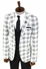 Checked-Slim-Fit-Black-White-Men-Suit-Wessi-2