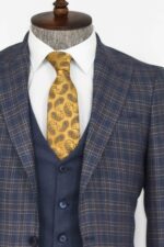 Checked-Slim-Fit-Blue-Men-Suit-Wessi-1