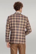 Checked-Slim-Fit-Brown-Men-Suit-Wessi-3