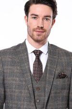 Checked-Slim-Fit-Dark-Grey-Men-Blazer-Wessi-1