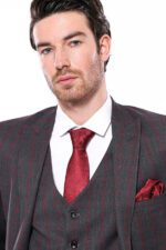 Checked-Slim-Fit-Dark-Grey-Men-Blazer-Wessi-1