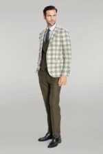 Checked-Slim-Fit-Green-Men-Suit-Wessi-1