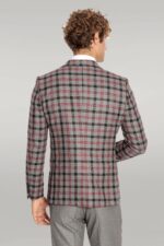 Checked-Slim-Fit-Grey-Men-Suit-Wessi-3