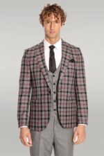 Checked-Slim-Fit-Grey-Men-Suit-Wessi-4