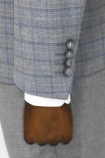 Checked-Slim-Fit-Grey-Men-Suit-Wessi-5